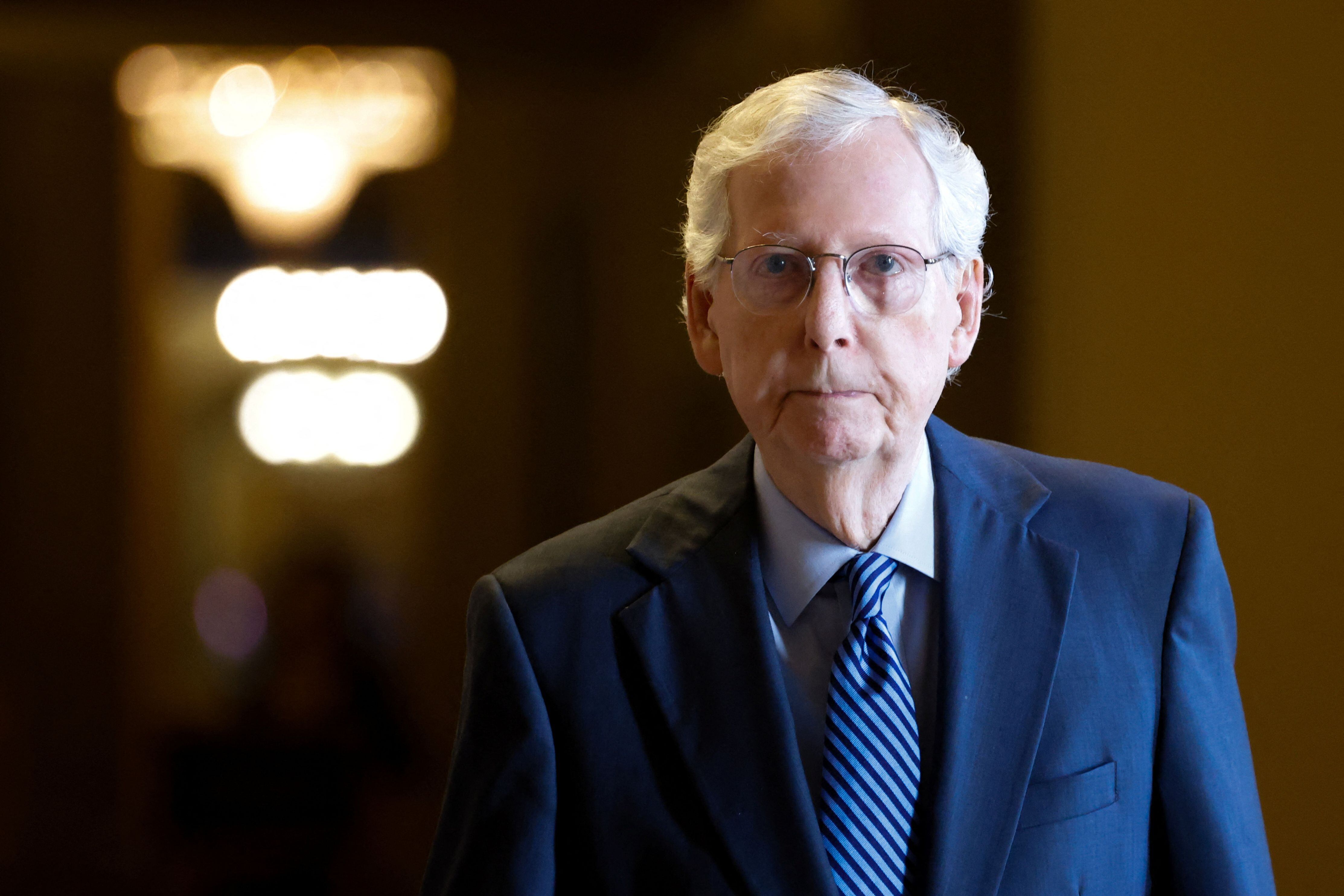 El líder de la minoría del Senado, Mitch McConnell. REUTERS/Julia Nikhinson