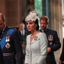 Britain's Prince William and Catherine, Duchess of Cambridge arrive at Westminster Abbey for a service to mark the centenary of the Royal Air Force (RAF), in central London, Britain July 10, 2018. REUTERS/Simon Dawson