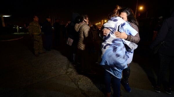 Familiares de los tripulantes del submarino (REUTERS/Marina Devo)