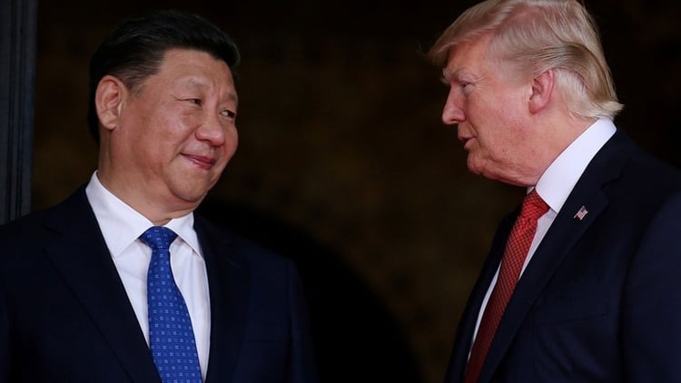 El presidente chino Xi Jinping y el estadounidense Donald Trump