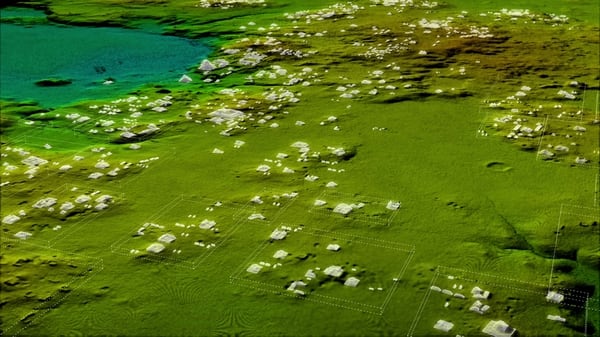 El conjunto de estructuras reveladas por LIDAR (NatGeo)