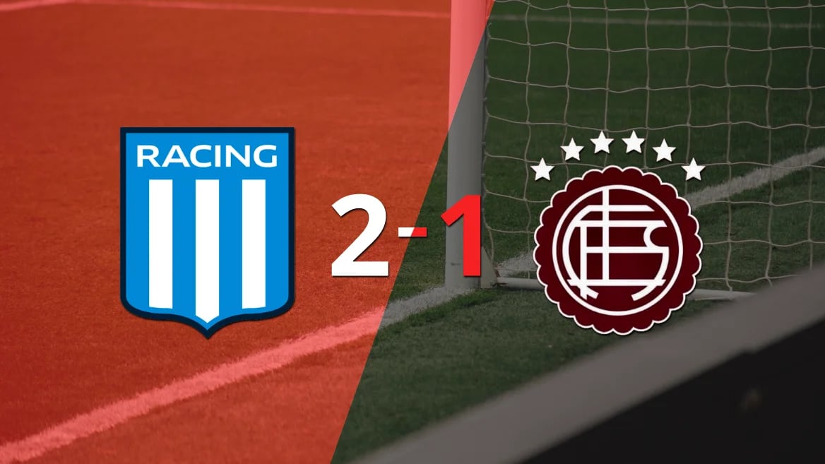 Racing Club derrotó 2-1 en casa a Lanús