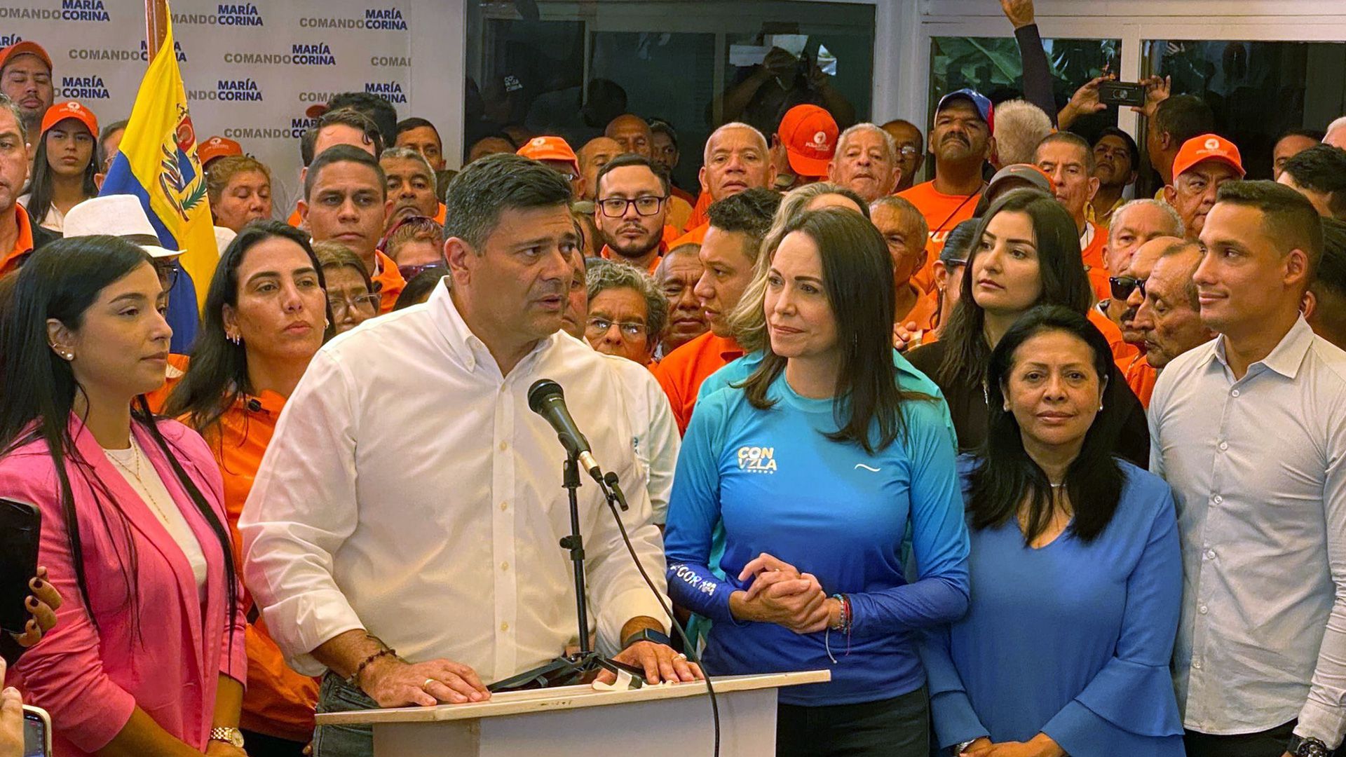 El partido de Leopoldo López y Juan Guaidó anunció su respaldo a la candidata  presidencial venezolana María Corina Machado - Infobae