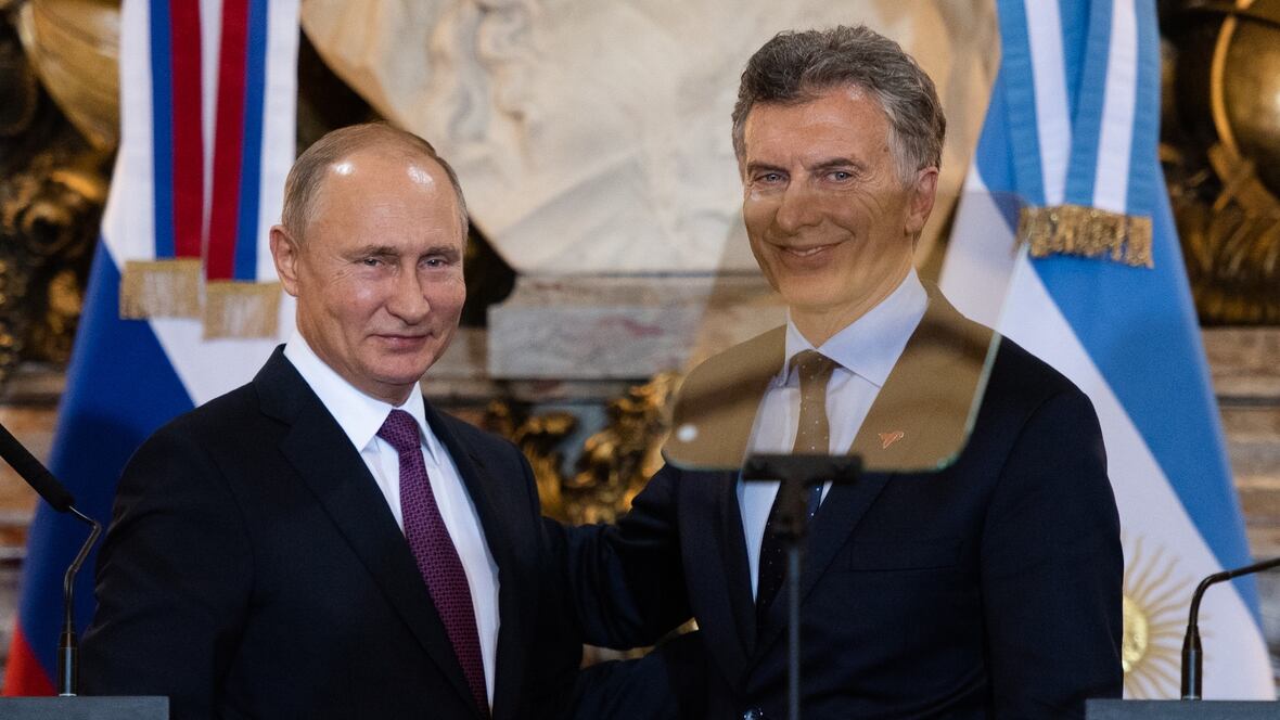 Vladimir Putin y Mauricio Macri