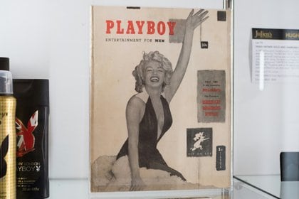 La primera edición de Playboy llegó a los kioscos en 1953. Tenía a Marilyn Monroe en la tapa (AFP/Archivo - Robyn Beck)  