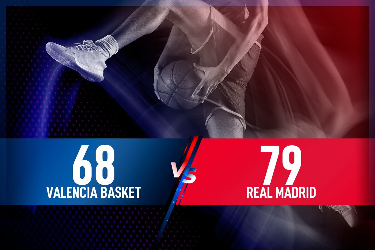 Valencia Basket - Real Madrid: Resultado, resumen y estadísticas en directo del partido de la ACB