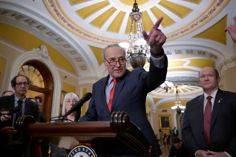 El líder de la mayoría del Senado de Estados Unidos, Chuck Schumer (REUTERS/Craig Hudson/Archivo)