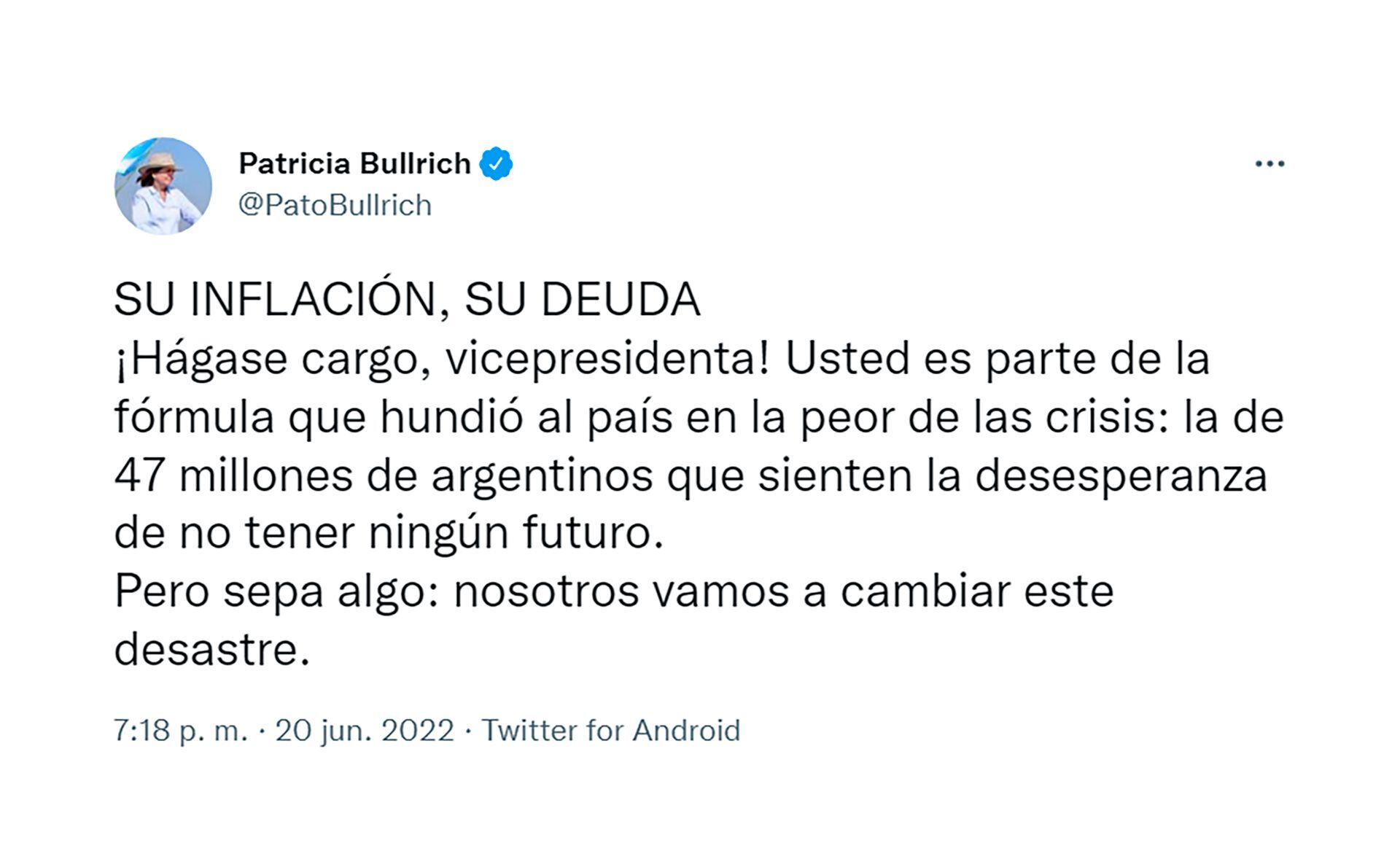 Reacciones de oposición al discurso de CFK