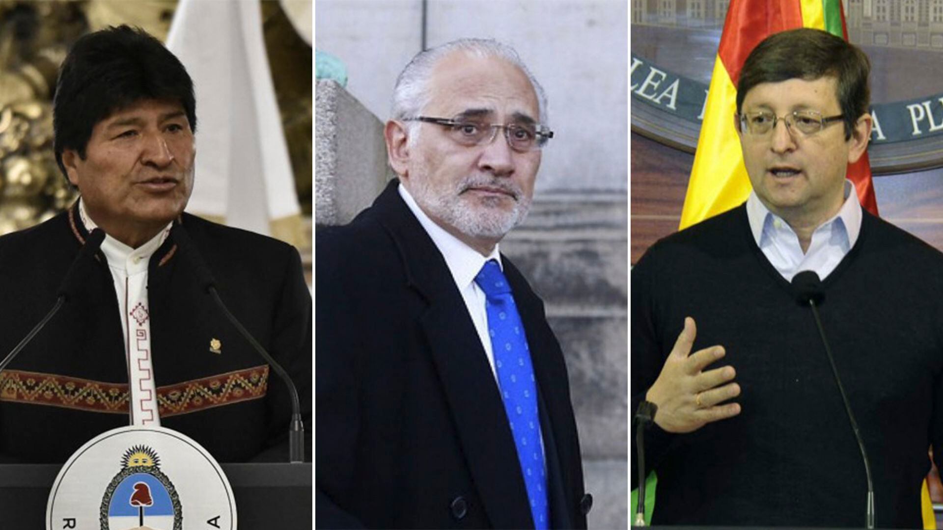Evo Morales, Carlos Mesa y Oscar Ortíz, los 3 principales candidatos para la presidencia en Bolivia