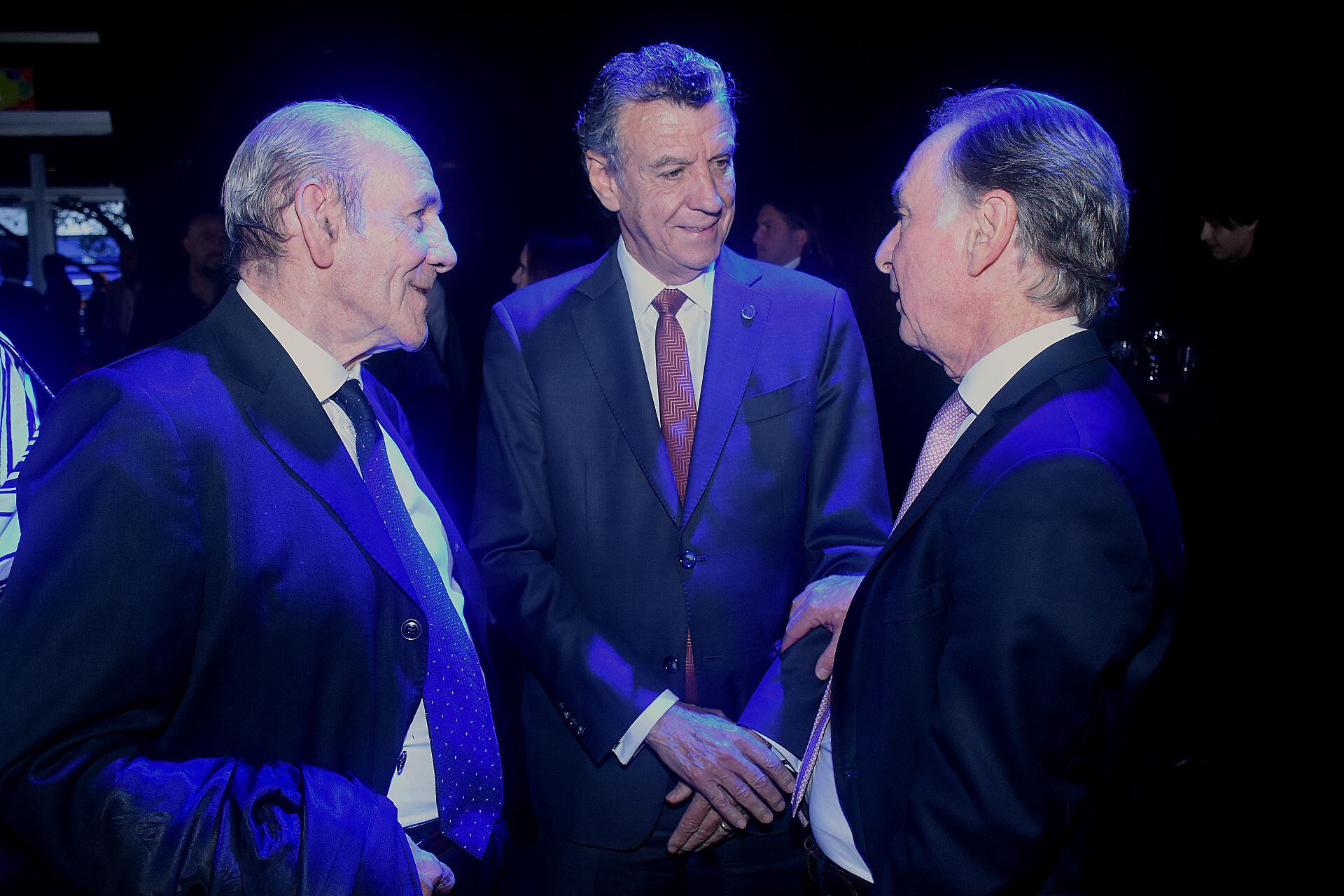 Natalio Mario Grinman, presidente de la Cámara Argentina de Comercio y Servicios (CAC), y el presidente de la Cámara Argentina de la Construcción, Gustavo Weiss 