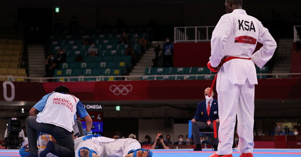 Quedó noqueado por una patada pero descalificaron a su rival y ganó la  medalla de oro: la increíble final en el karate de los Juegos Olímpicos de  Tokio - Infobae