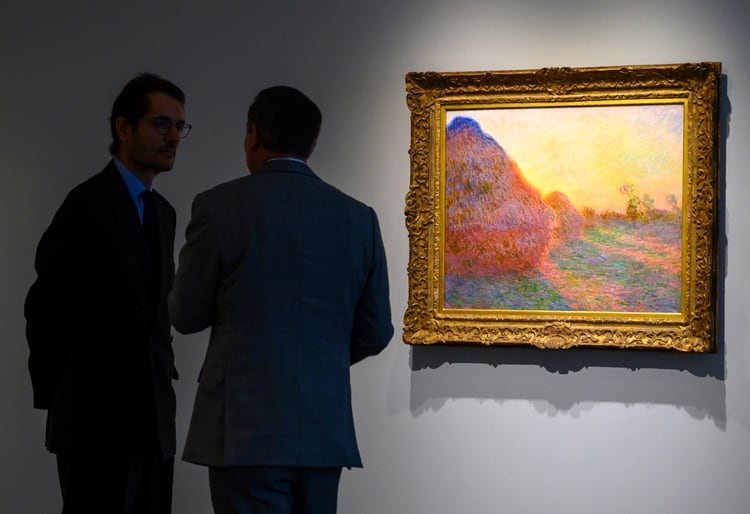 âMeulesâ de Claude Moent expuesto en Sothebyâs (Don Emmert / AFP)