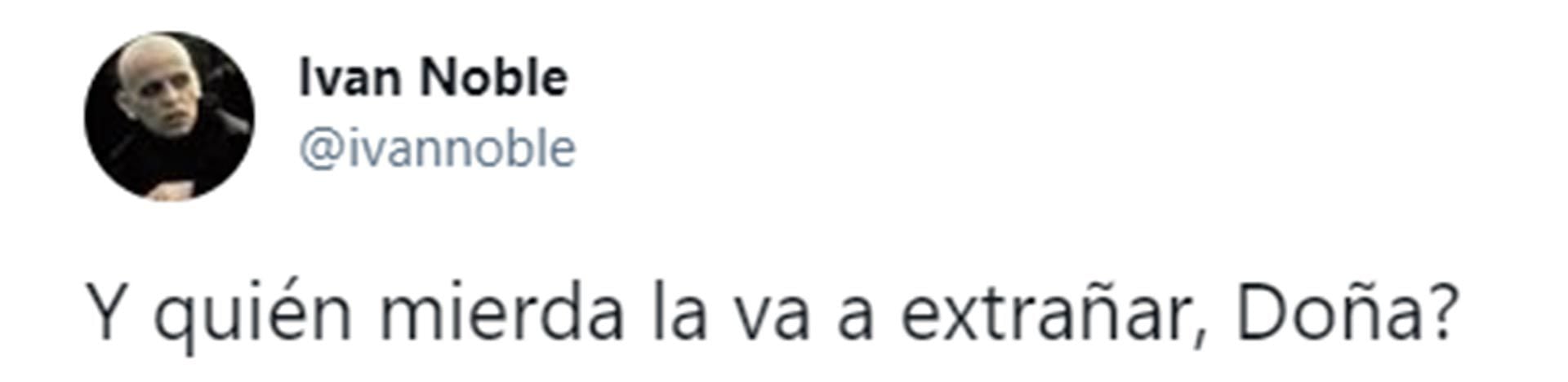 El mensaje de Iván Noble contra Susana Giménez 