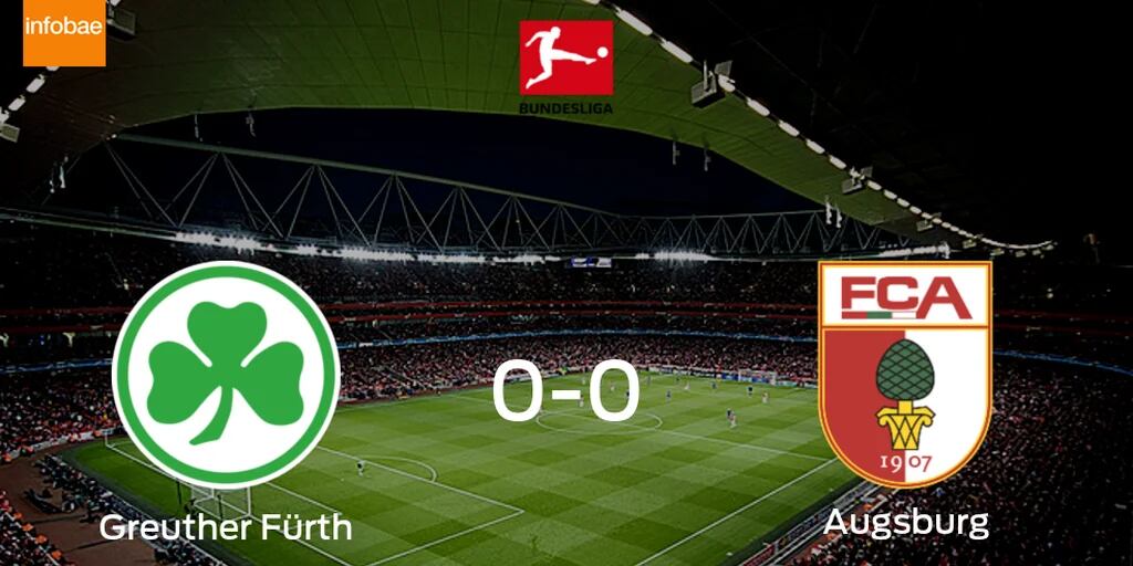 Greuther Fürth y FC Augsburg no encuentran el gol y se reparten los puntos (0-0)