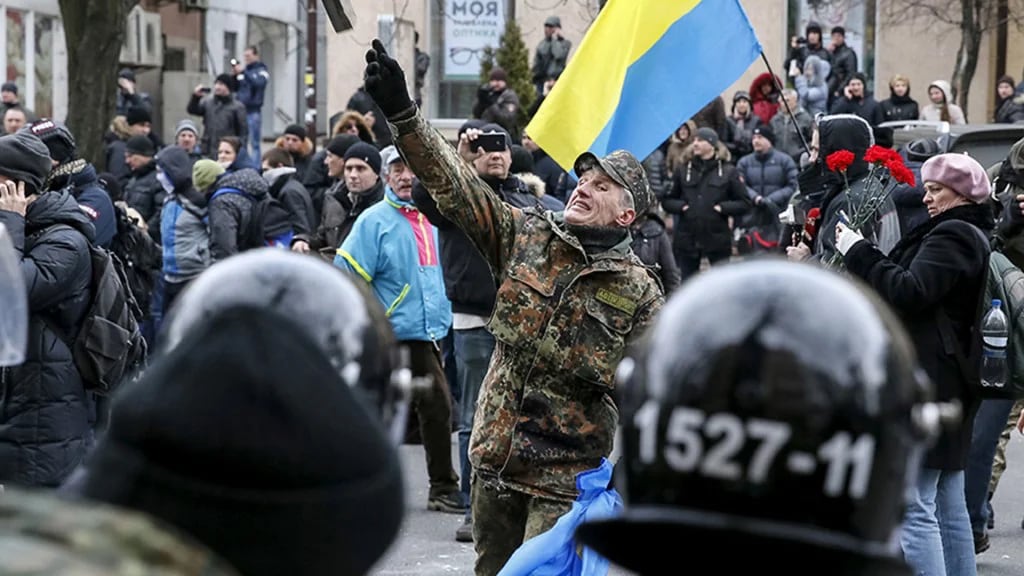 Milicianos prorrusos emprenden una guerra contra los ucranianos