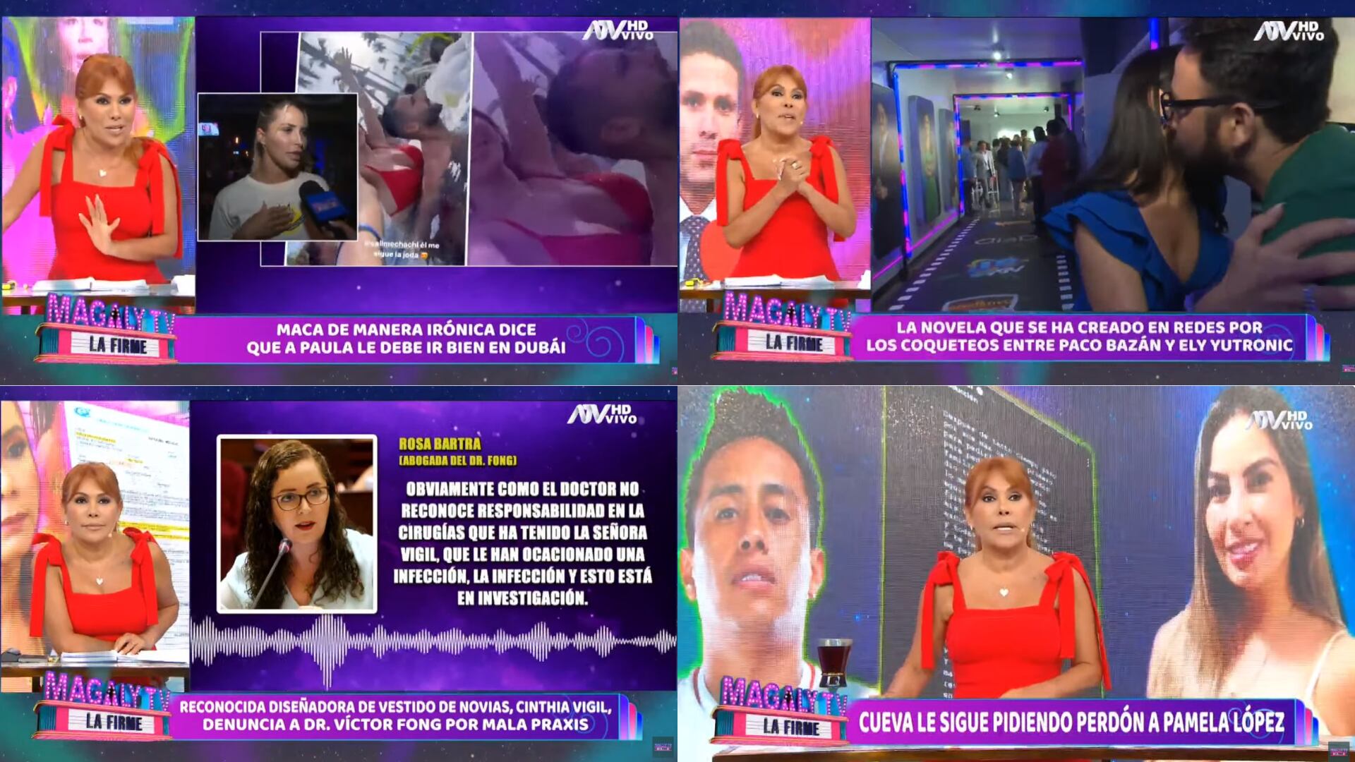 Magaly TV La Firme. (Foto: Captura de ATV)