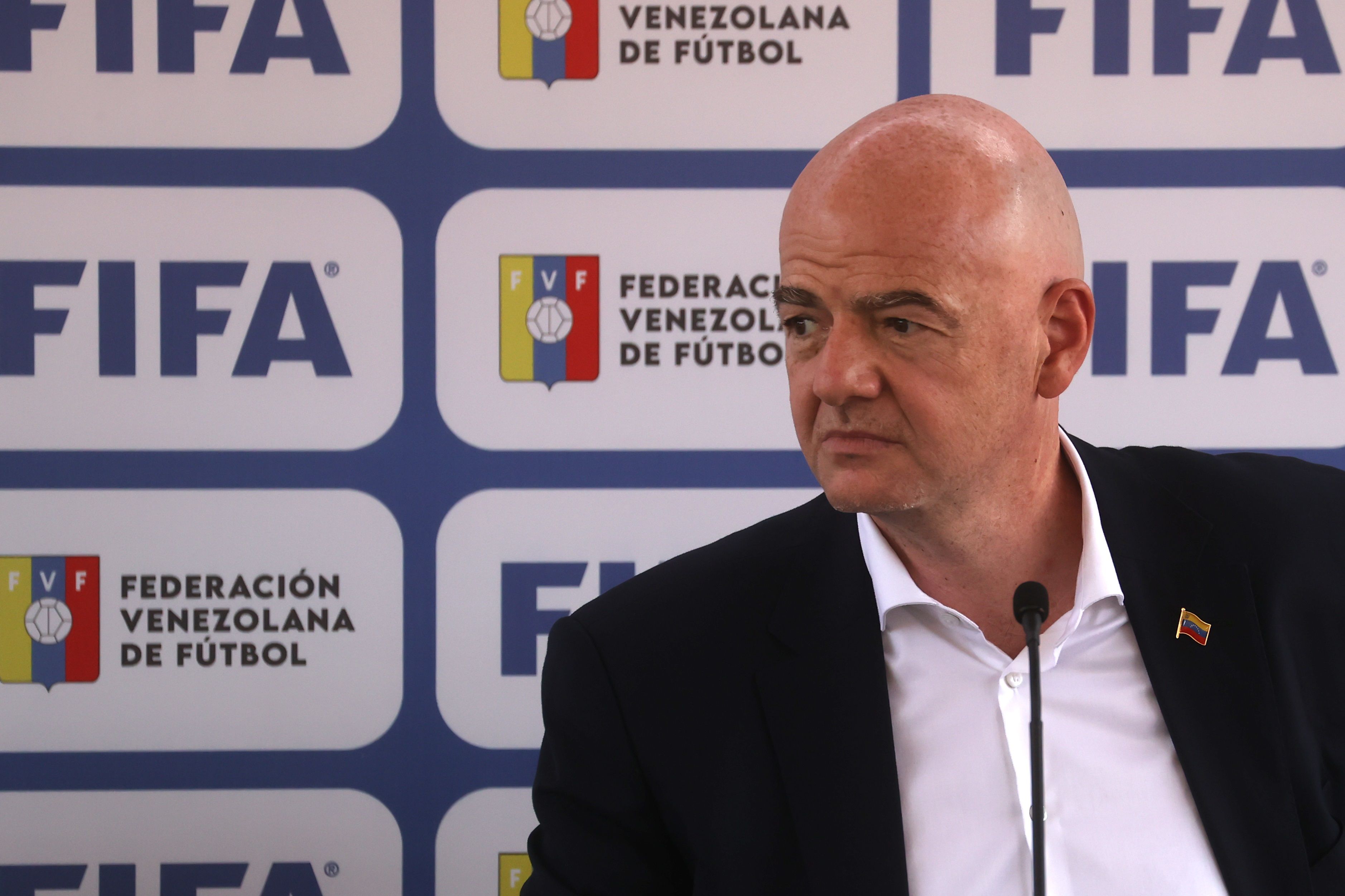 FIFA President Gianni Infantino shared his opinion on the homophobic cry (Photo: EFE / Miguel Gutiérrez)