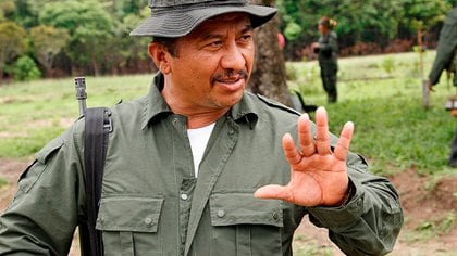 Gentil Duarte, líder del Bloque Oriental, el grupo disidente de FARC más grande y peligroso de Colombia.