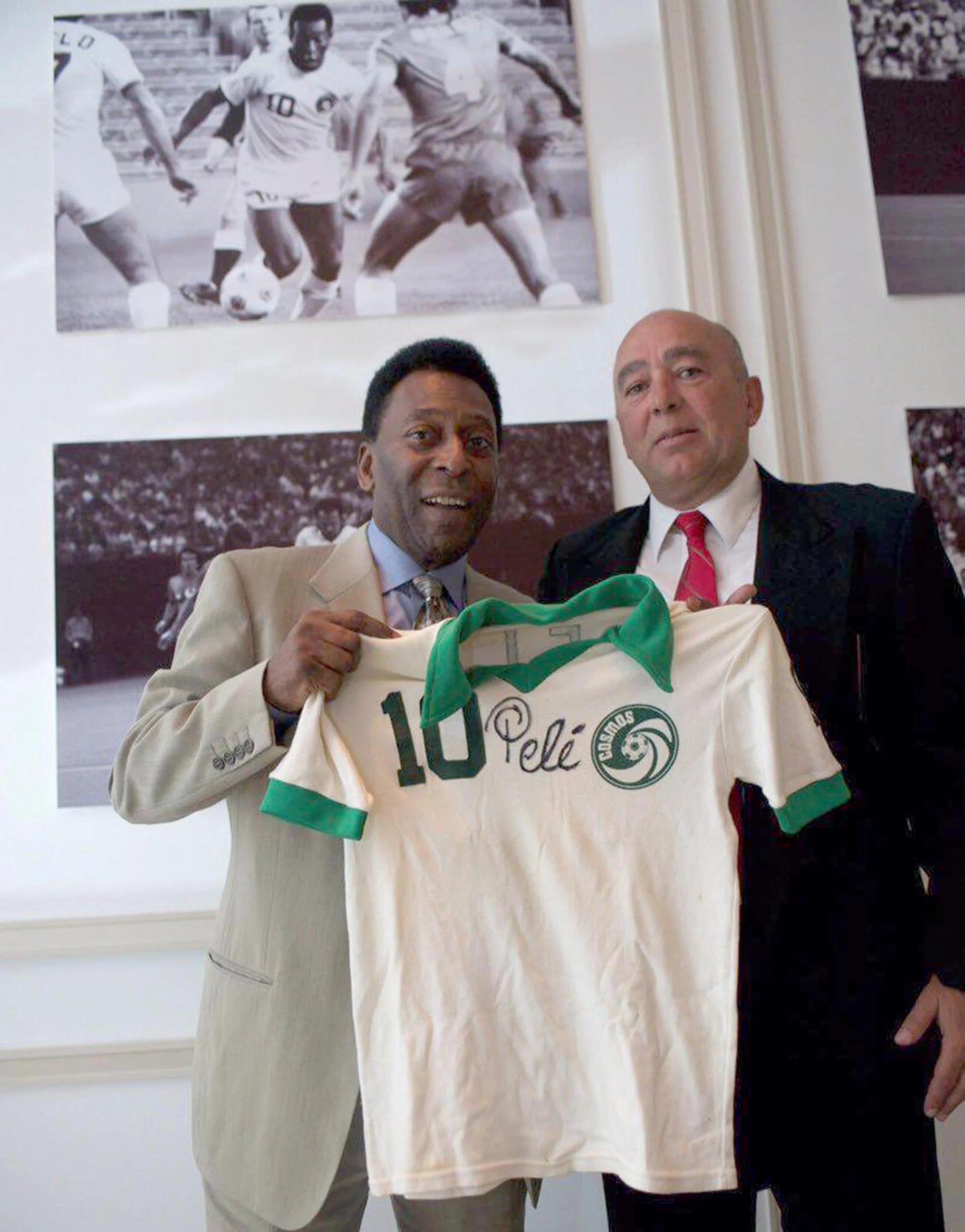 Tras varios años, Santiago Formoso y Pelé volvieron a reencontrarse