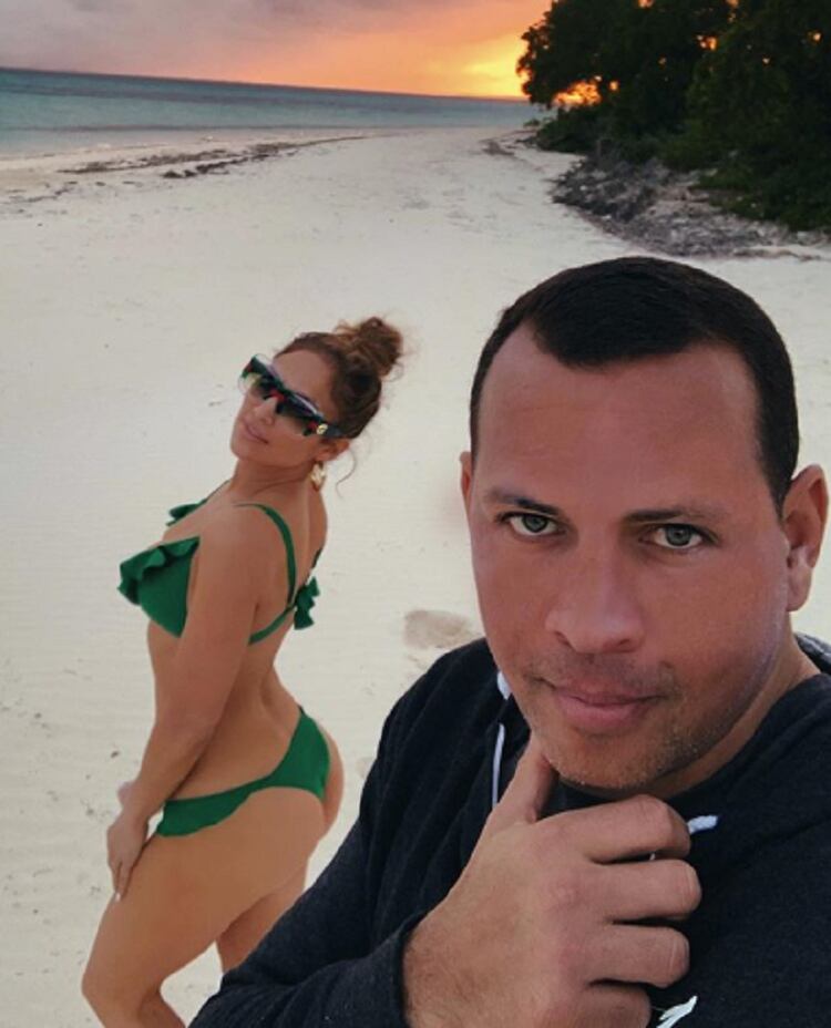 La villa en la que se hospedó la pareja estaba en primera línea de playa (Foto: Instagram @jlo)