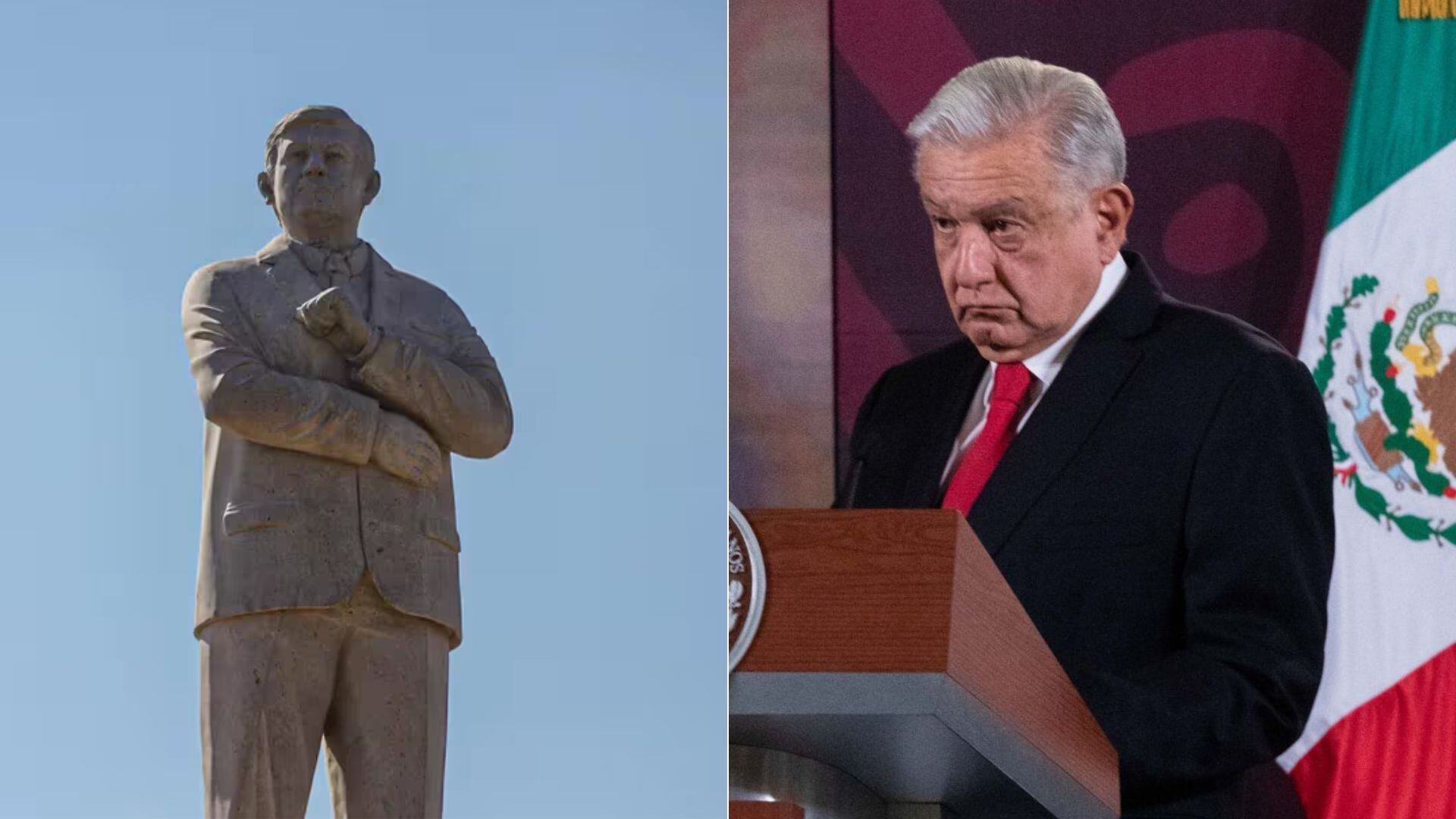 ¿Qué pasó con la estatua gigante de 50 mil pesos construída en Atlacomulco en honor a AMLO?