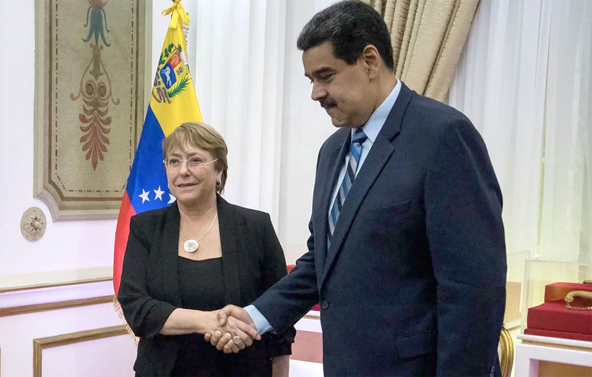 Michelle Bachelet siendo Alta Comisionada de la ONU visitó a Venezuela