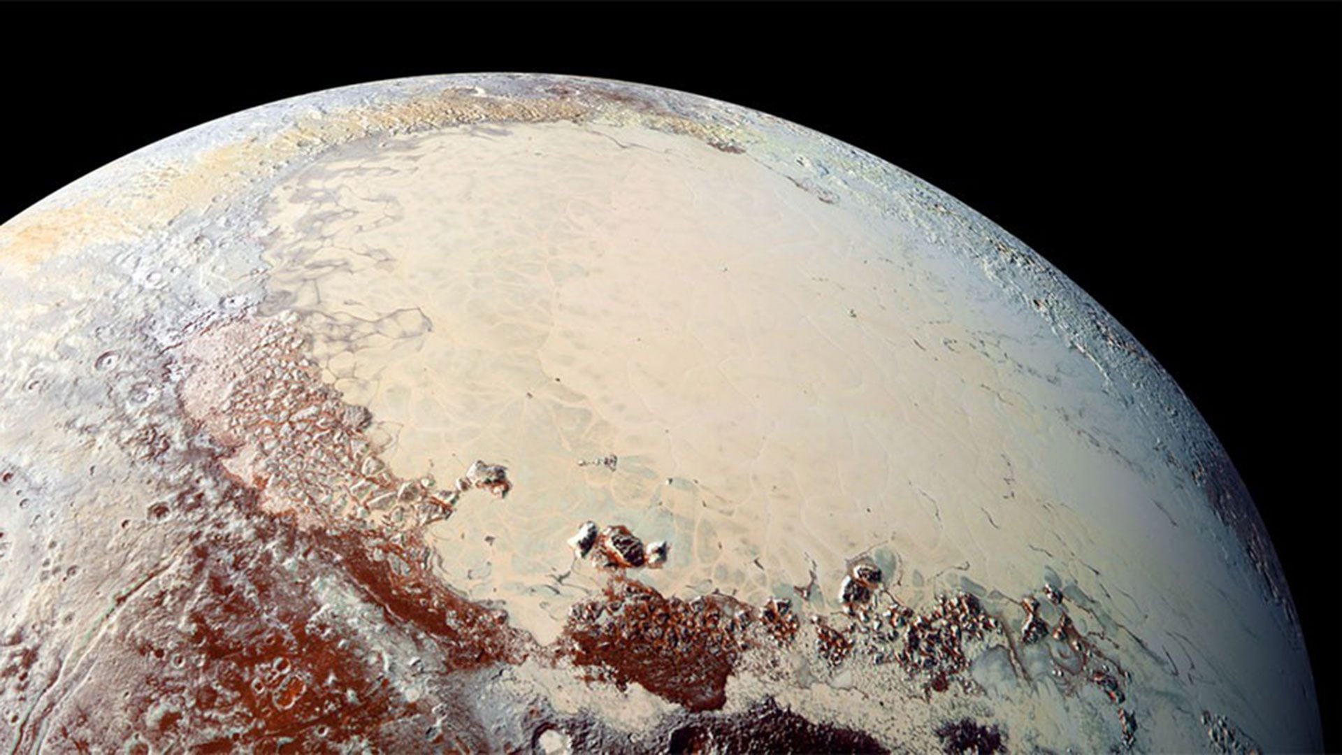 Plutón es uno de los mundos con océanos bajo una capa superficial de hielo del sistema solar