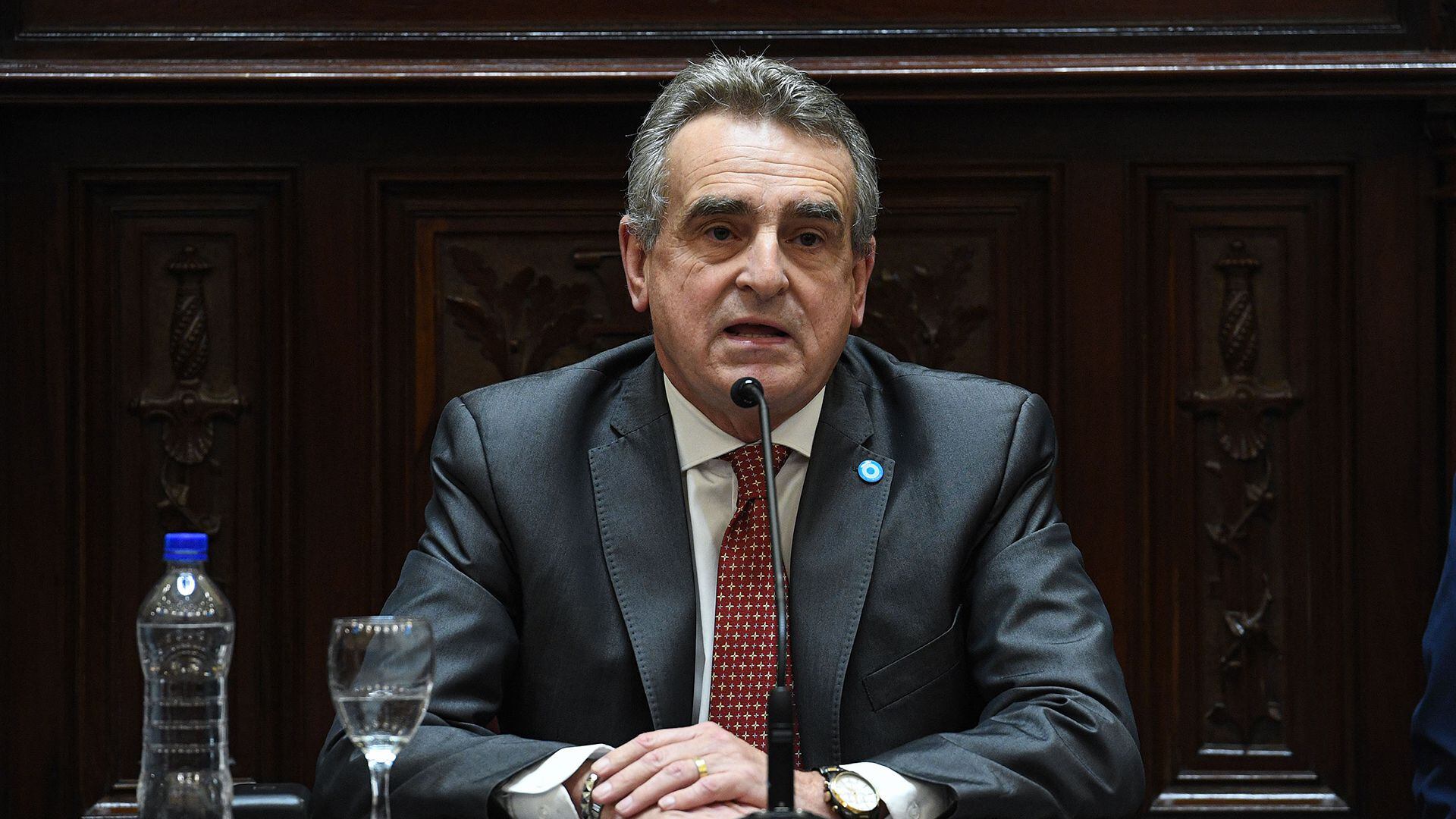 El Jefe de Gabinete, Agustín Rossi (Celeste Salguero/Comunicación Senado)