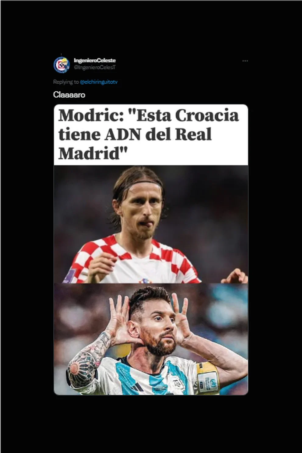 Los mejores memes por la clasificación de Argentina a la final del Mundial Qatar 