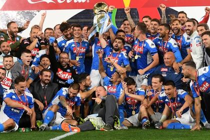La emoción de Gattuso tras ganar la Copa Italia con el Napoli ...