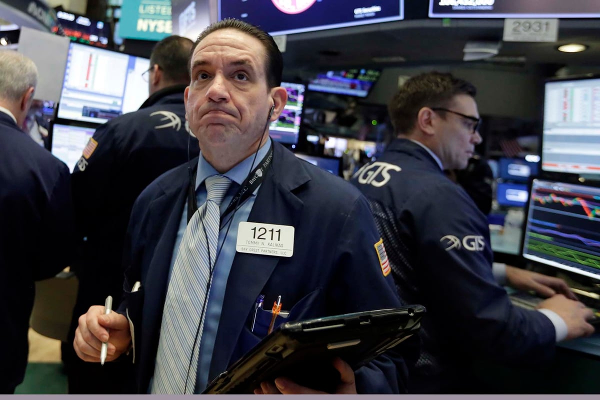 Resultado de imagen para Wall Street cerrÃ³ con fuertes caÃ­das