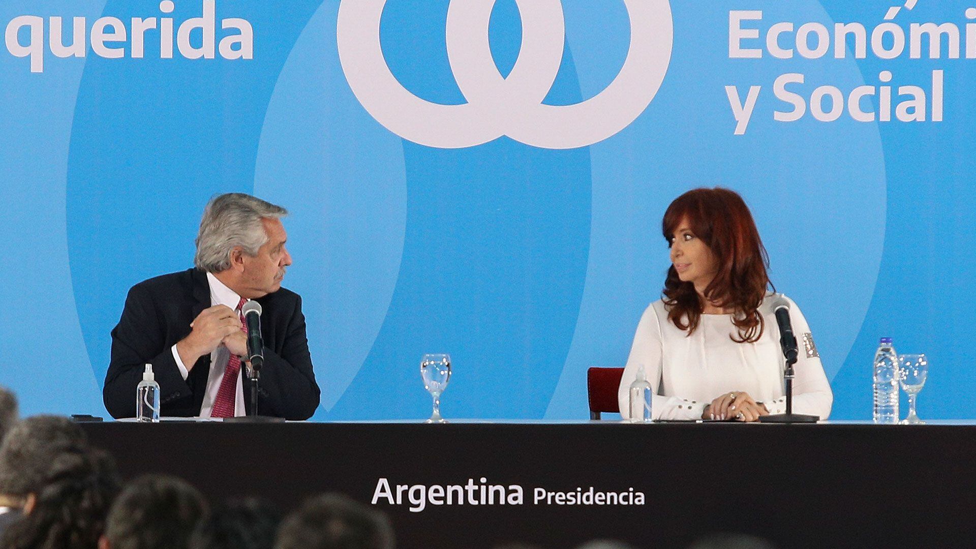 Alberto Fernández y Cristina Kirchner llevan dos meses sin hablarse (NA: DAMIAN  DOPACIO)