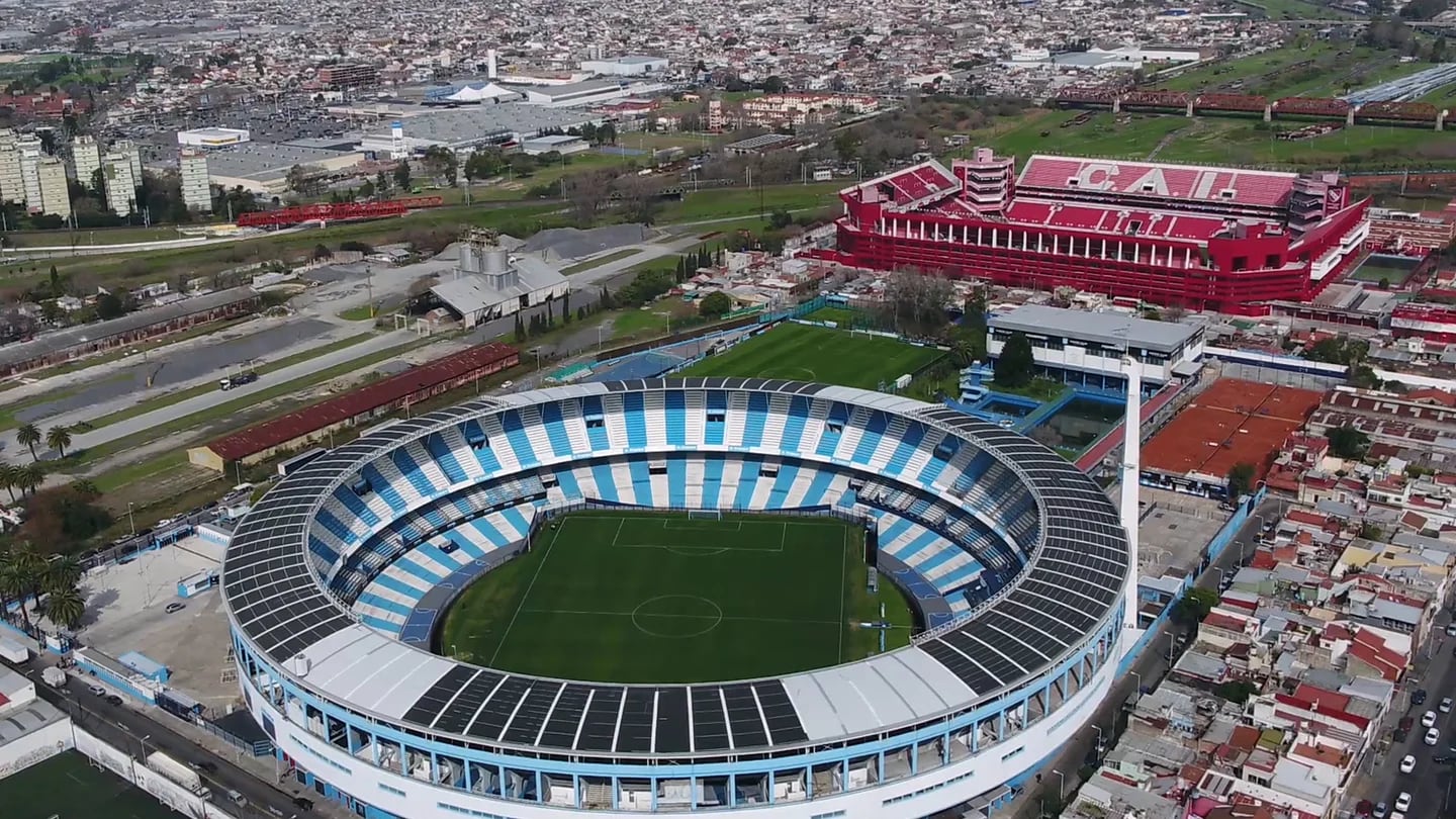 Banderín Del Nuevo Estadio Del Club Atlético Independiente