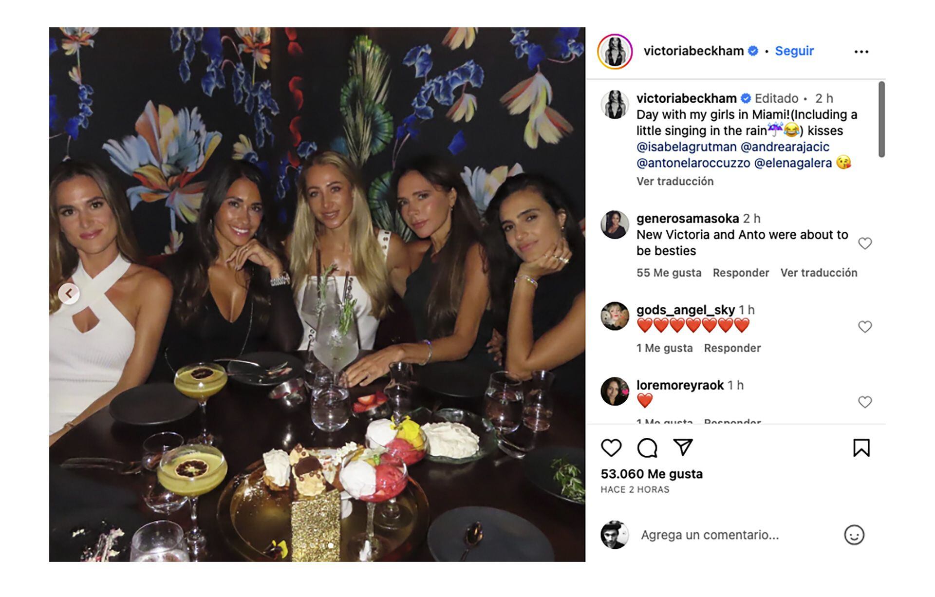El posteo de Victoria Beckham