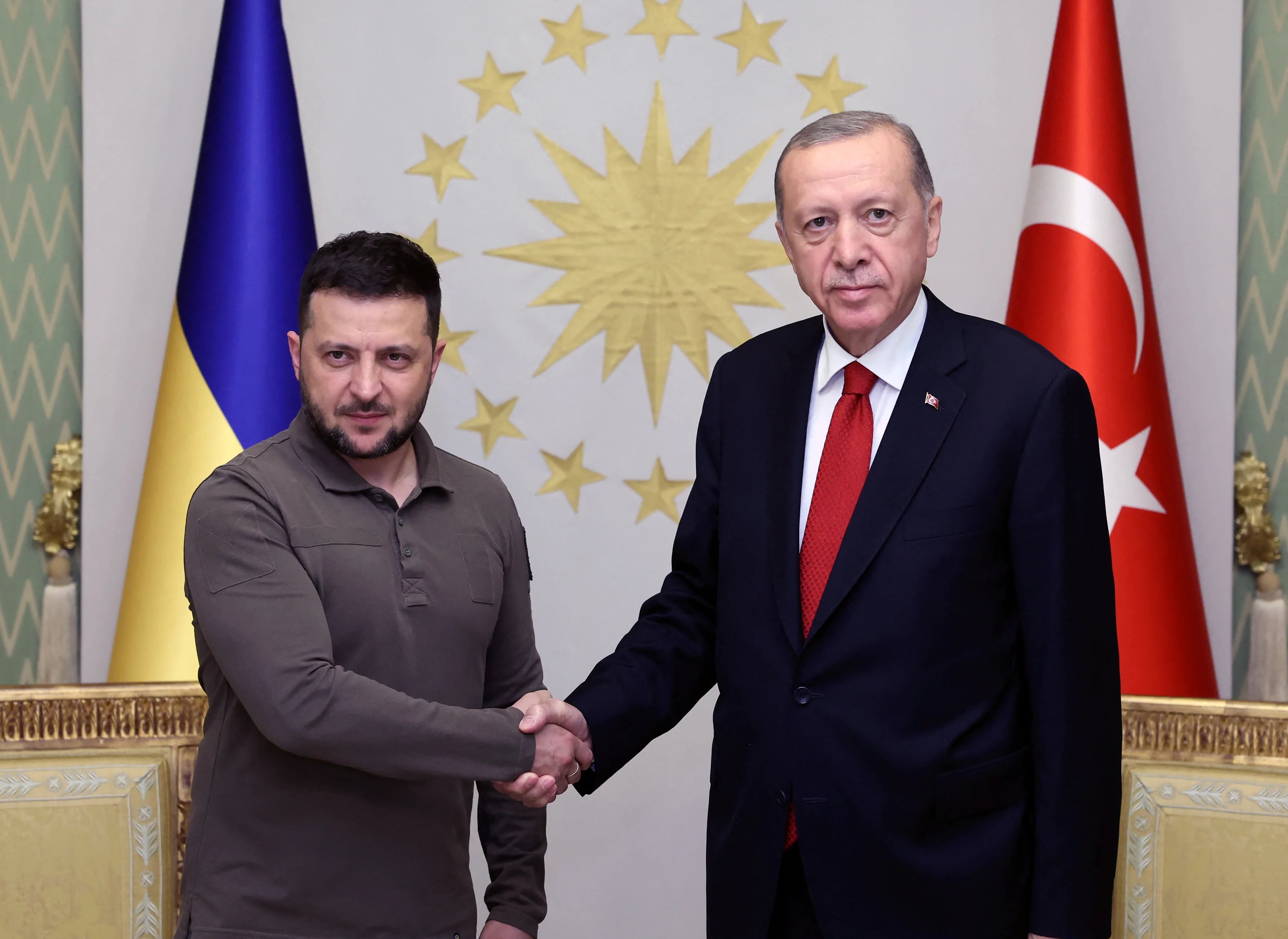 Zelensky mantuvo reuniones con Erdogan durante su última gira al exterior (REUTERS)
