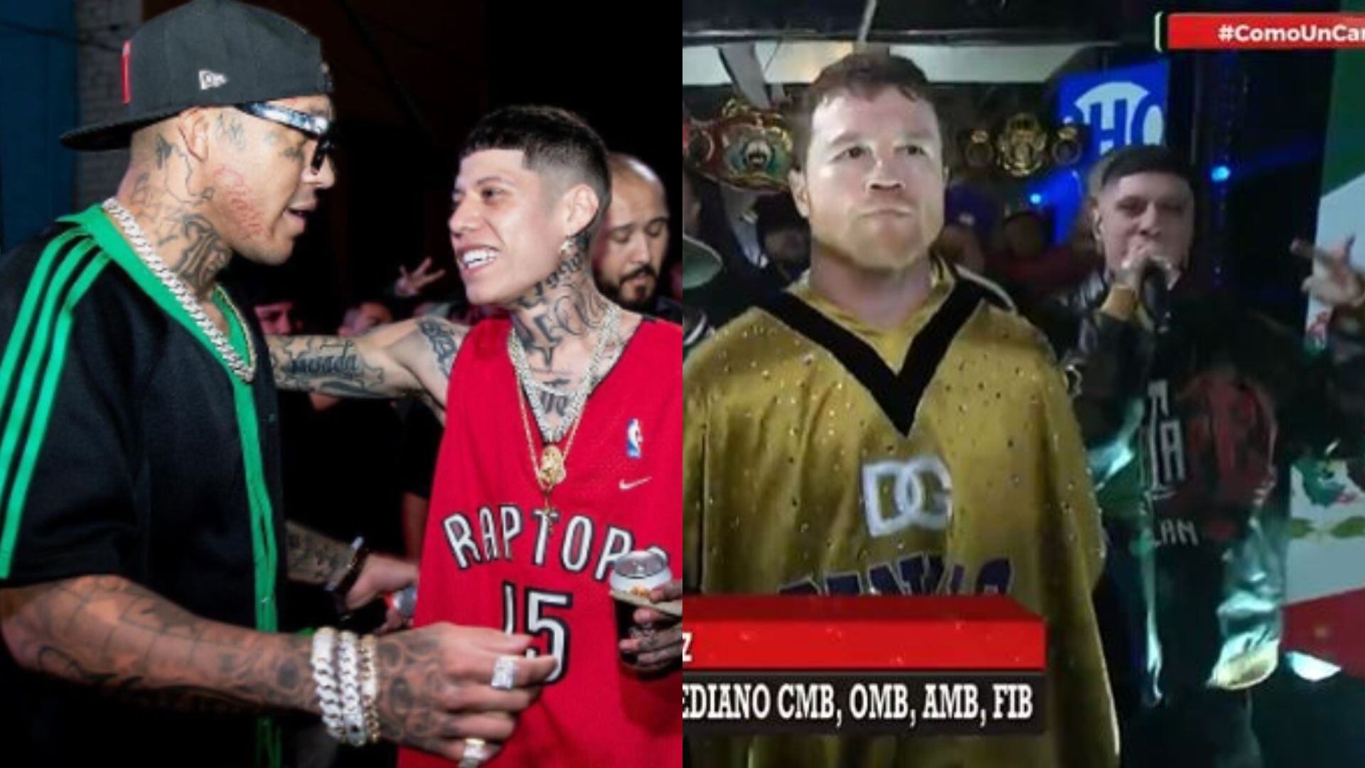 Santa Fe Klan rindió homenaje al rapero asesinado Lefty SM en pelea del Canelo Álvarez; así fue el emotivo momento (Fotos: RS)