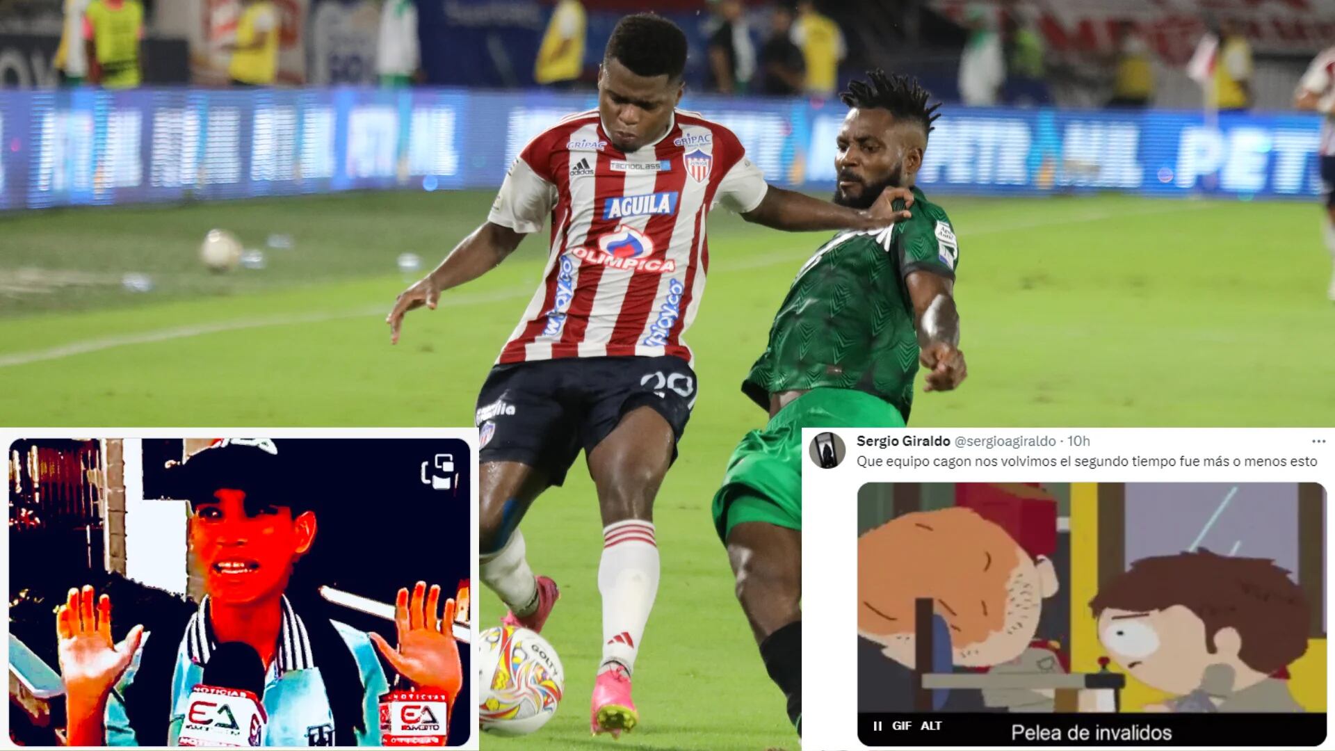 Los mejores memes tras el partido entre Júnior y Atlético Nacional por Liga BetPlay