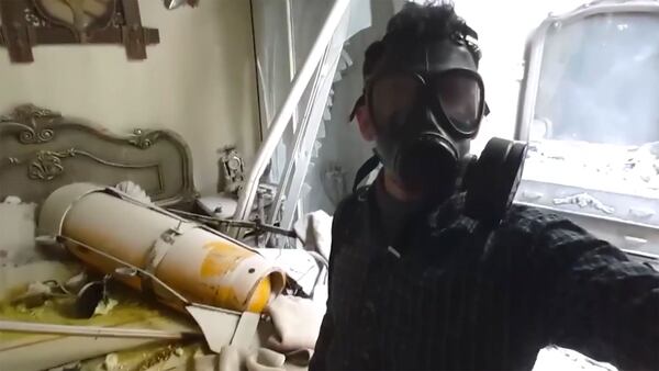 Las bombas barril con las que el régimen de Bashar al Assad atacó Duma, en abril de este año
