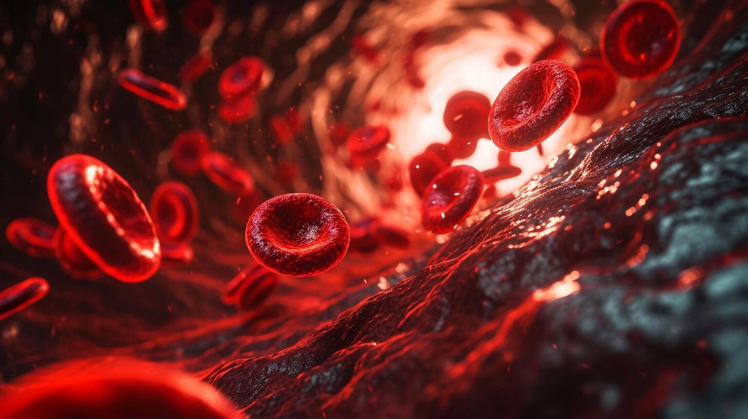 Glóbulos rojos, elementos fundamentales en la corriente sanguínea, capturados bajo el microscopio. Una exploración fascinante en el universo de la biología, ciencia y cuidado médico. (Imagen Ilustrativa Infobae)