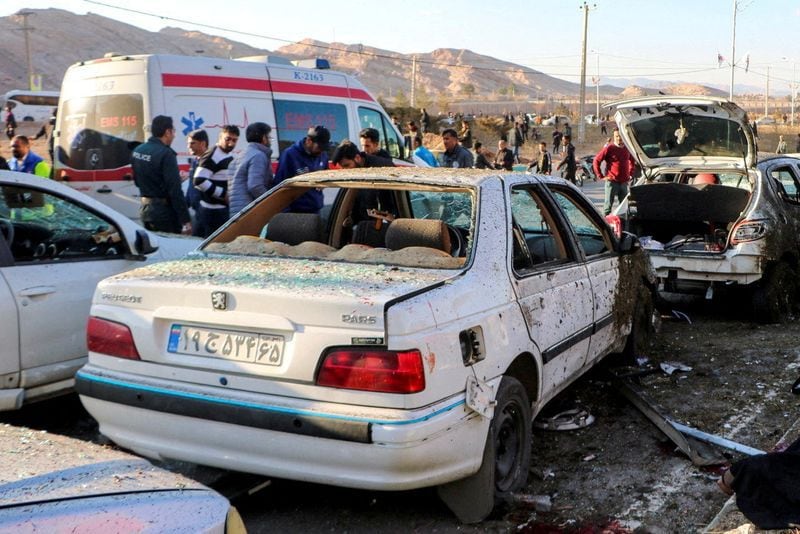 El Estado Islámico reivindicó el atentado que dejó 84 muertos en el acto de homenaje a Qassem Soleimani en Irán (REUTERS)