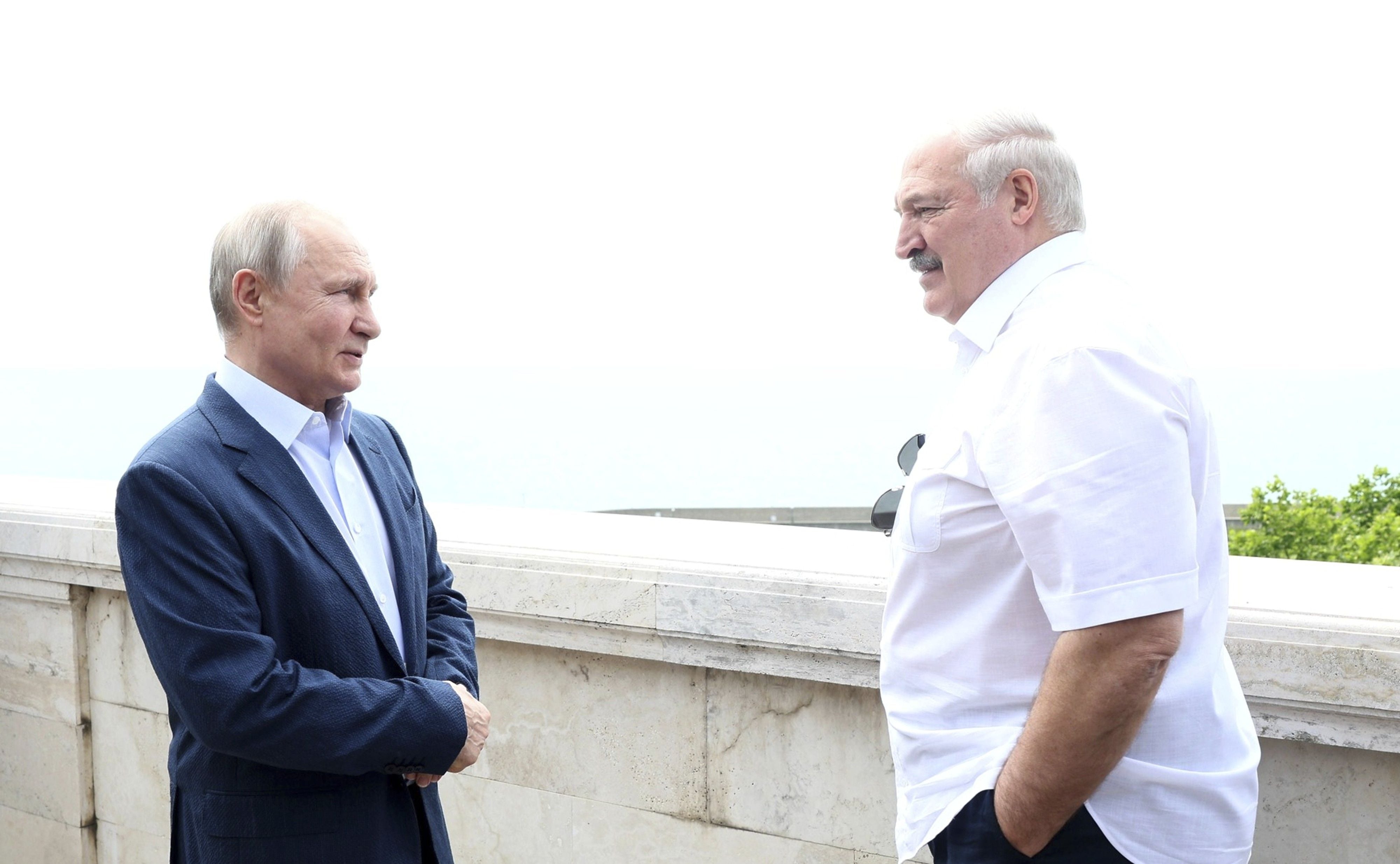 Putin y Lukashenko se reunirán este viernes en la ciudad rusa de Sochi (Europa Press/Contacto/Gavriil Grigorov/Kremlin Poo)