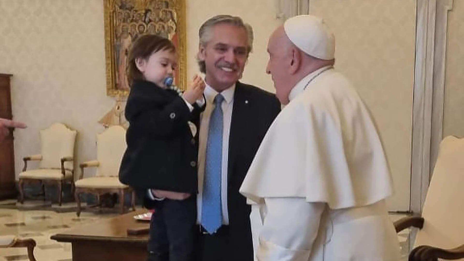 El papa Francisco recibió a Alberto Fernández