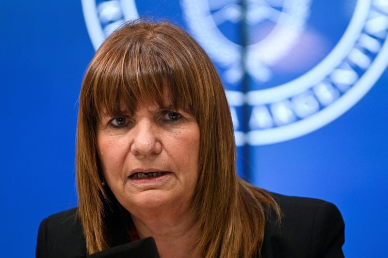 Patricia Bullrich, ministra argentina de Seguridad (REUTERS/Martin Cossarini)