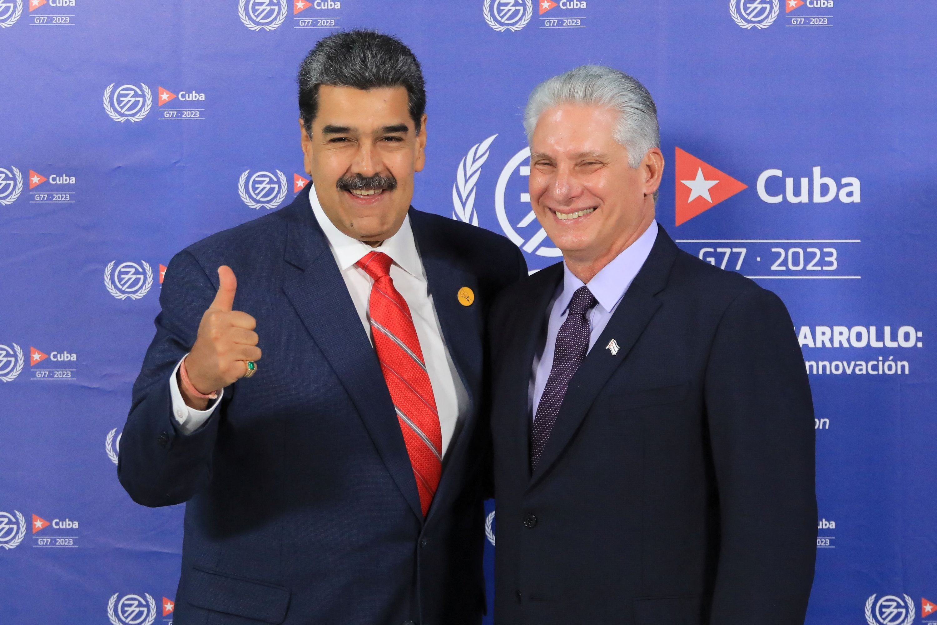  Nicolas Maduro y Miguel Diaz-Canel 