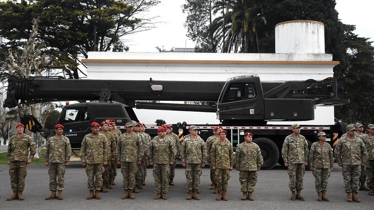 Los brigadistas viajan con un gran despliegue logÃ­stico