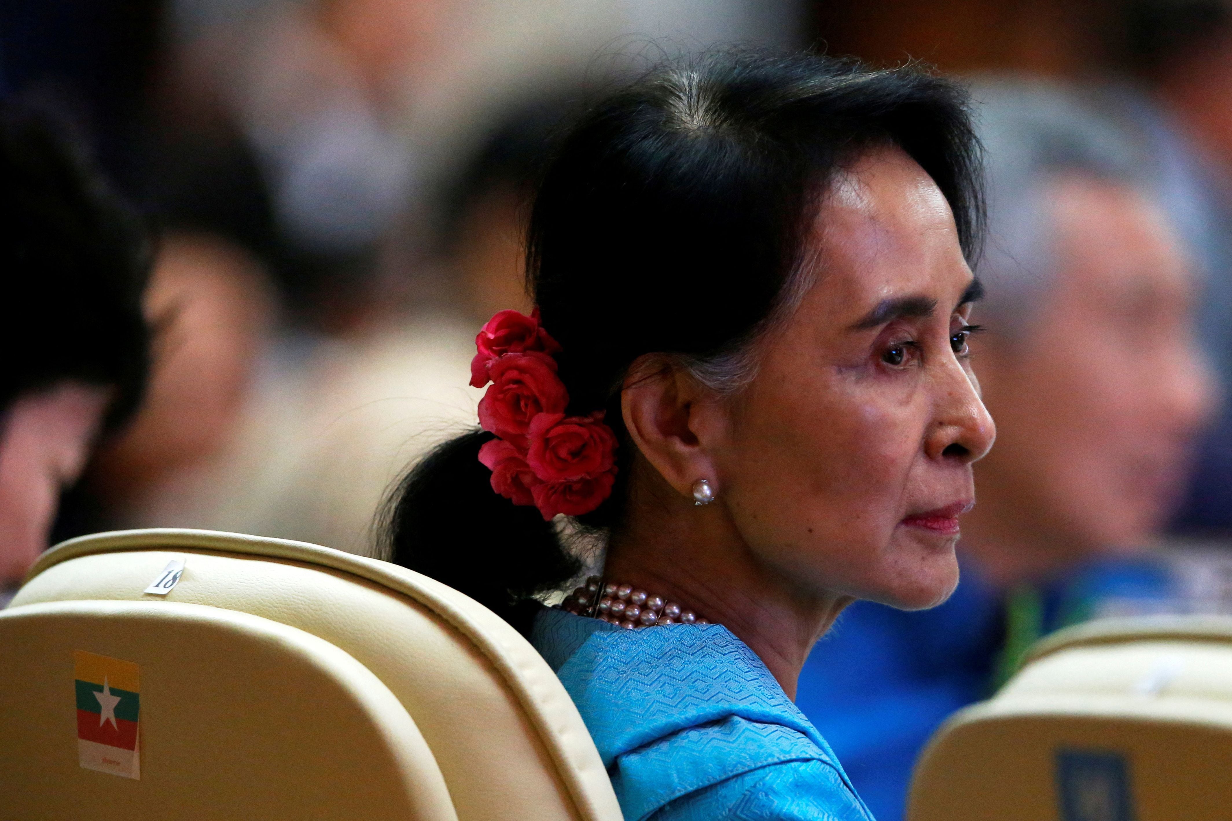 Suu Kyi fue “realojada” en una fecha no confirmada en un edificio controlado por el régimen militar cuya ubicación se desconoce, (REUTERS)