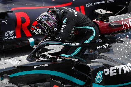 Lewis Hamilton, el rey actual de la F1 (REUTERS/Alejandro Garcia)