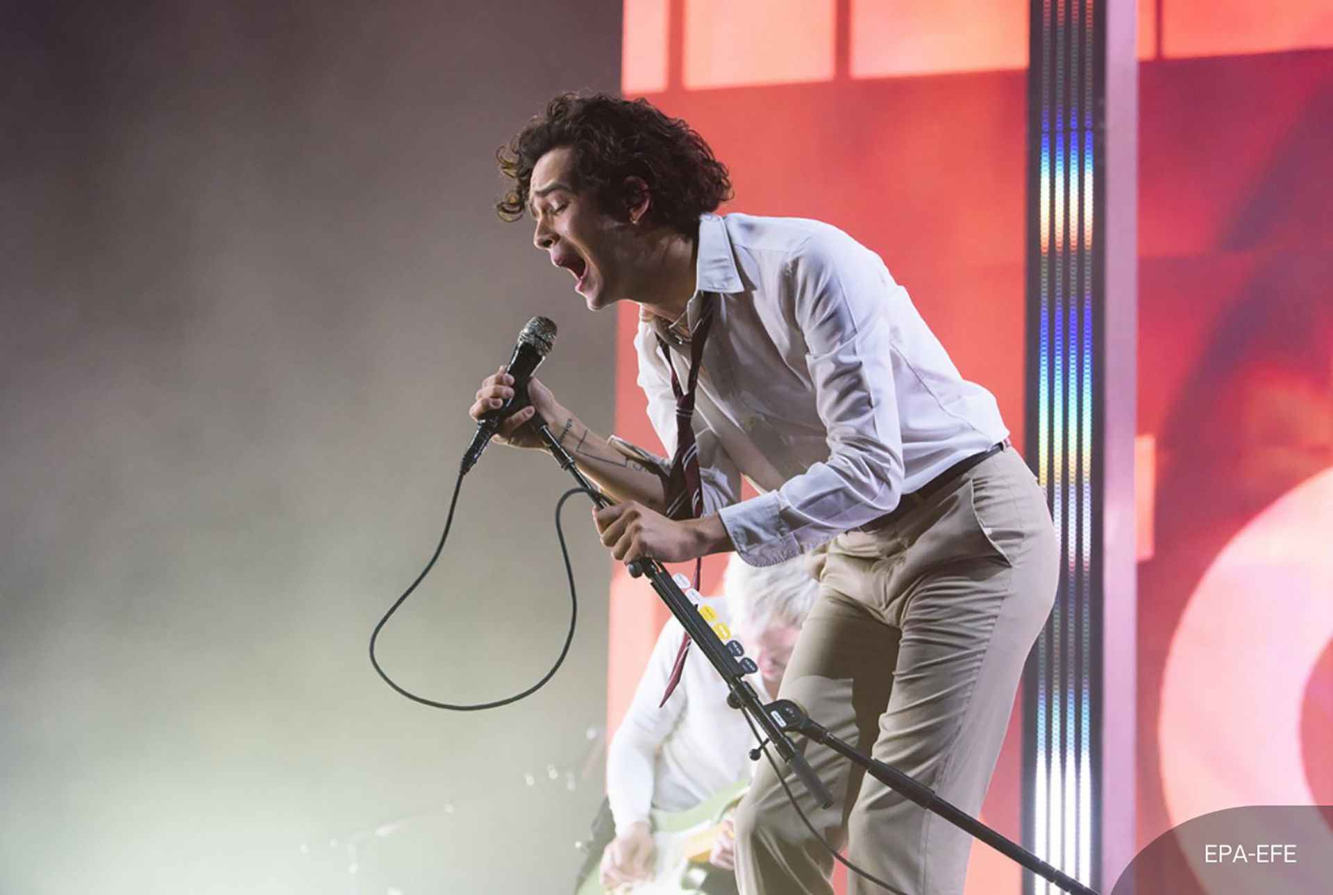 El líder de la banda "The 1975", Matthew Healy