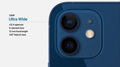 El iPhone 12 tiene una cámara trasera doble