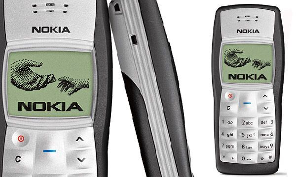 El Nokia 1100, fue otro modelo muy popular de la marca,  incluso fue el celular por excelencia de los niños de la época. 